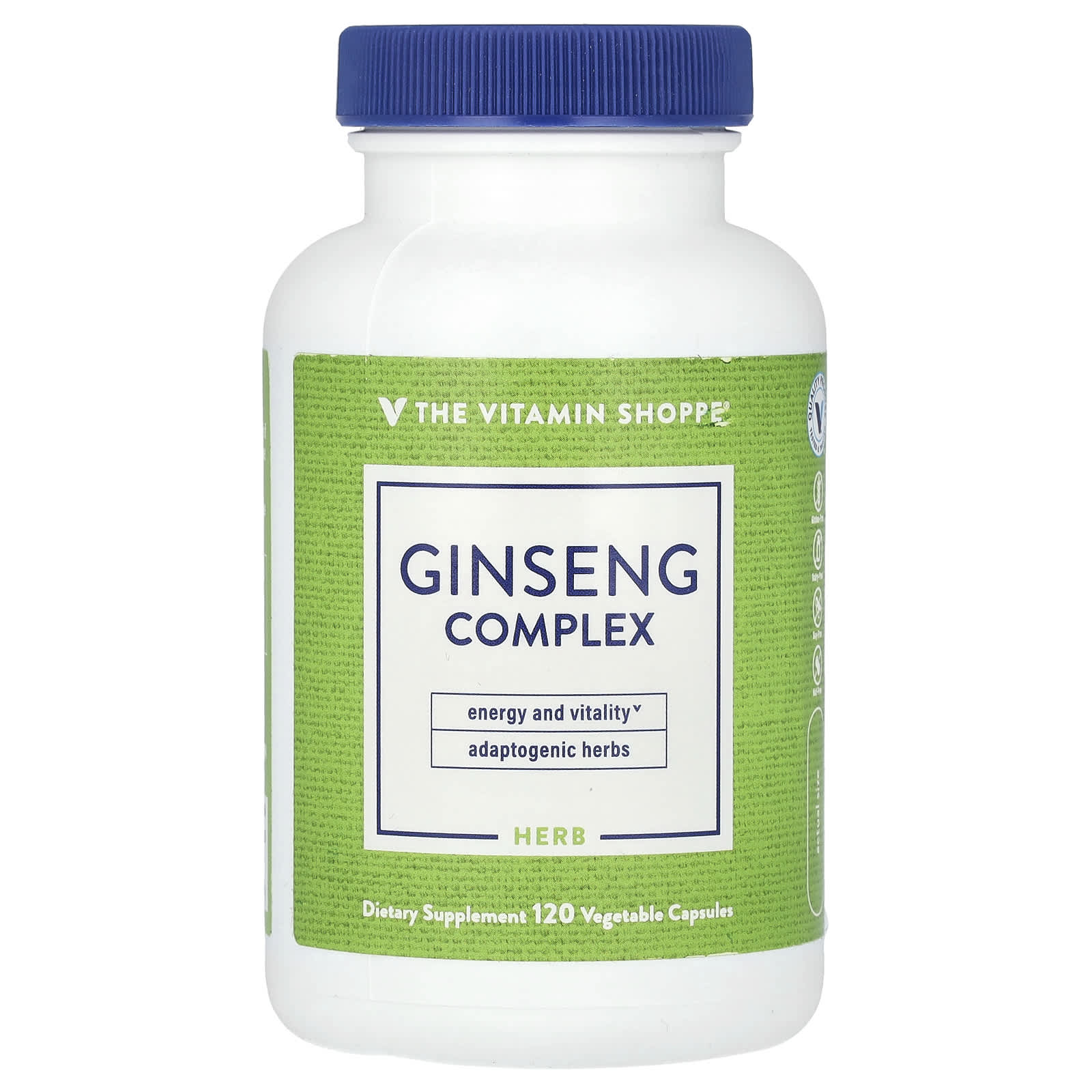 The Vitamin Shoppe, Ginseng Complex, 120 Vegetable Capsules - Image 1