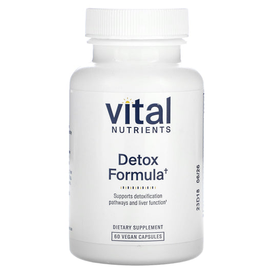 Vital Nutrients, Detox Formula, 60 Vegan Capsules - Image 1