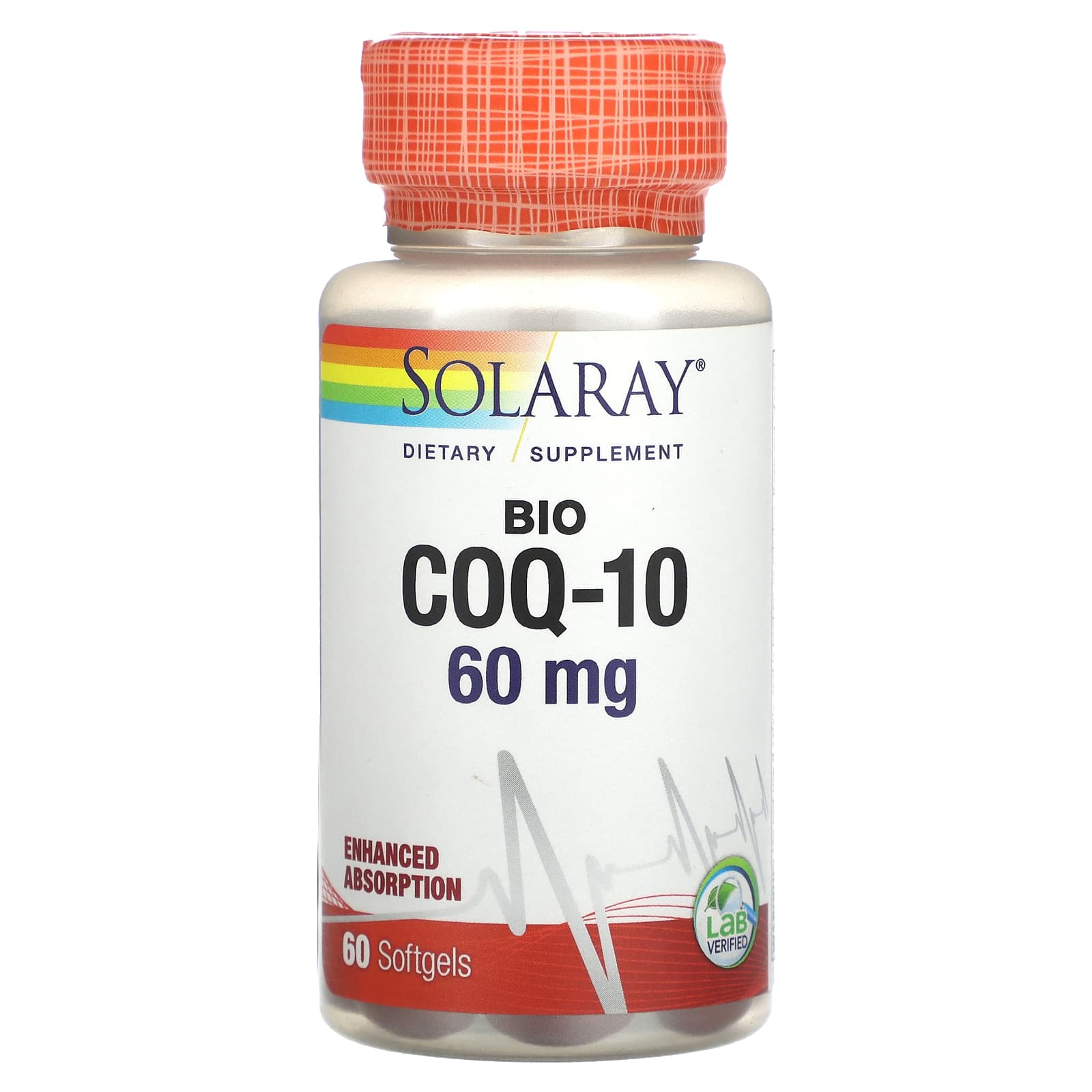 Solaray, Bio CoQ-10, 60 mg, 60 Softgels - Image 1