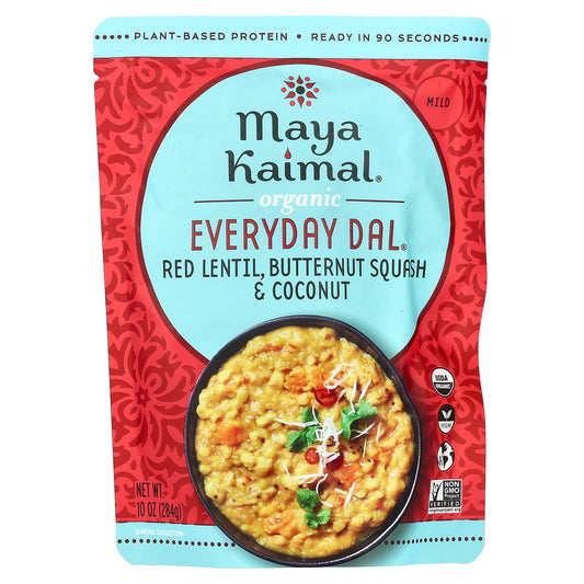 Maya Kaimal, Organic Everyday Dal®,  Red Lentil, Butternut Squash, Coconut, 10 oz (284 g) - Image 1