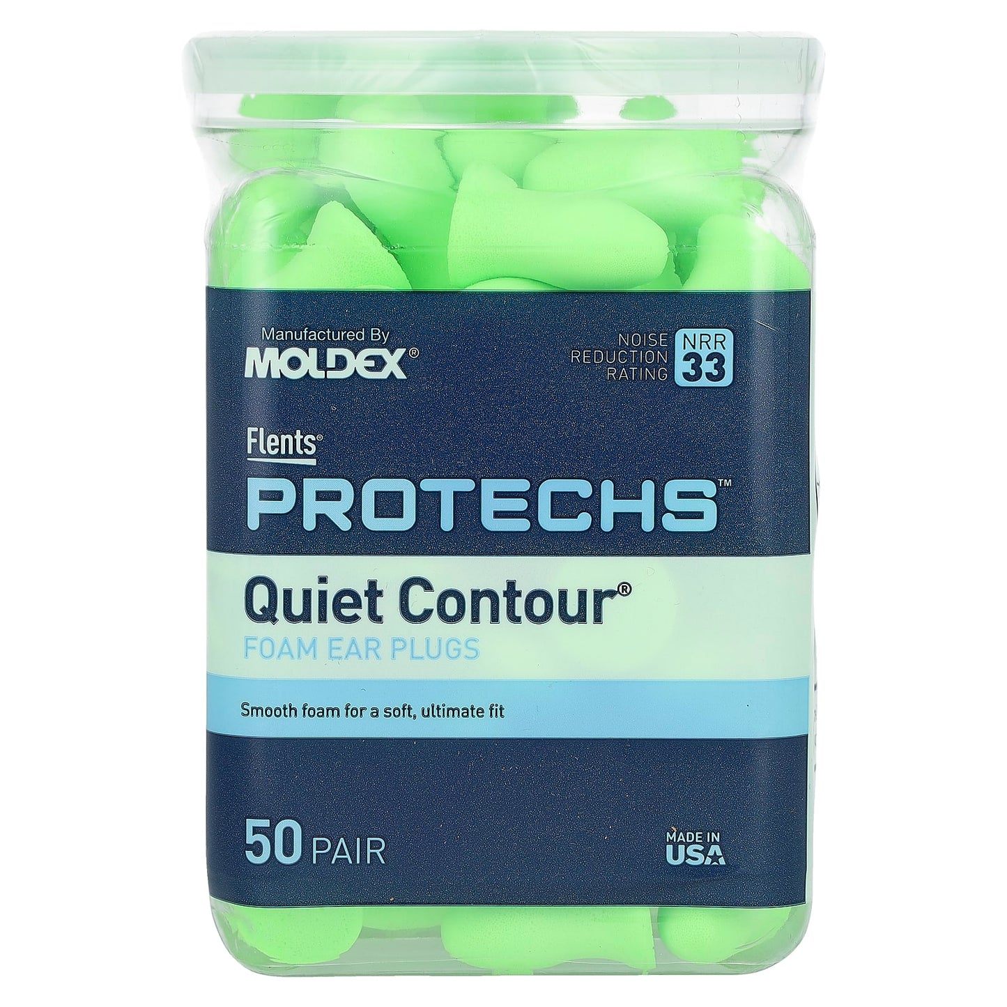 Noise Reduction Ear Plugs - 50 Pair (Flents) - Image 1