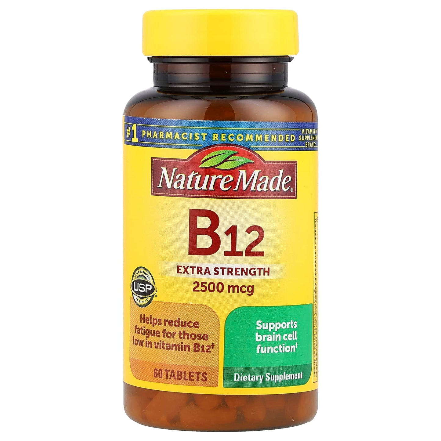 Nature Made, Vitamin B12, Extra Strength, 60 Tablets - Image 1