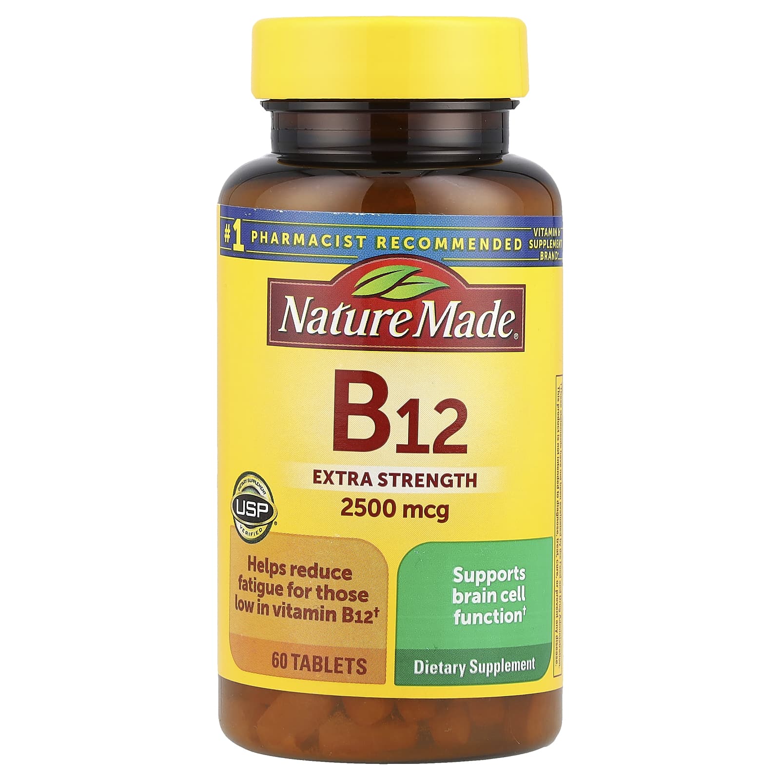 Nature Made, Vitamin B12, Extra Strength, 60 Tablets - Image 1