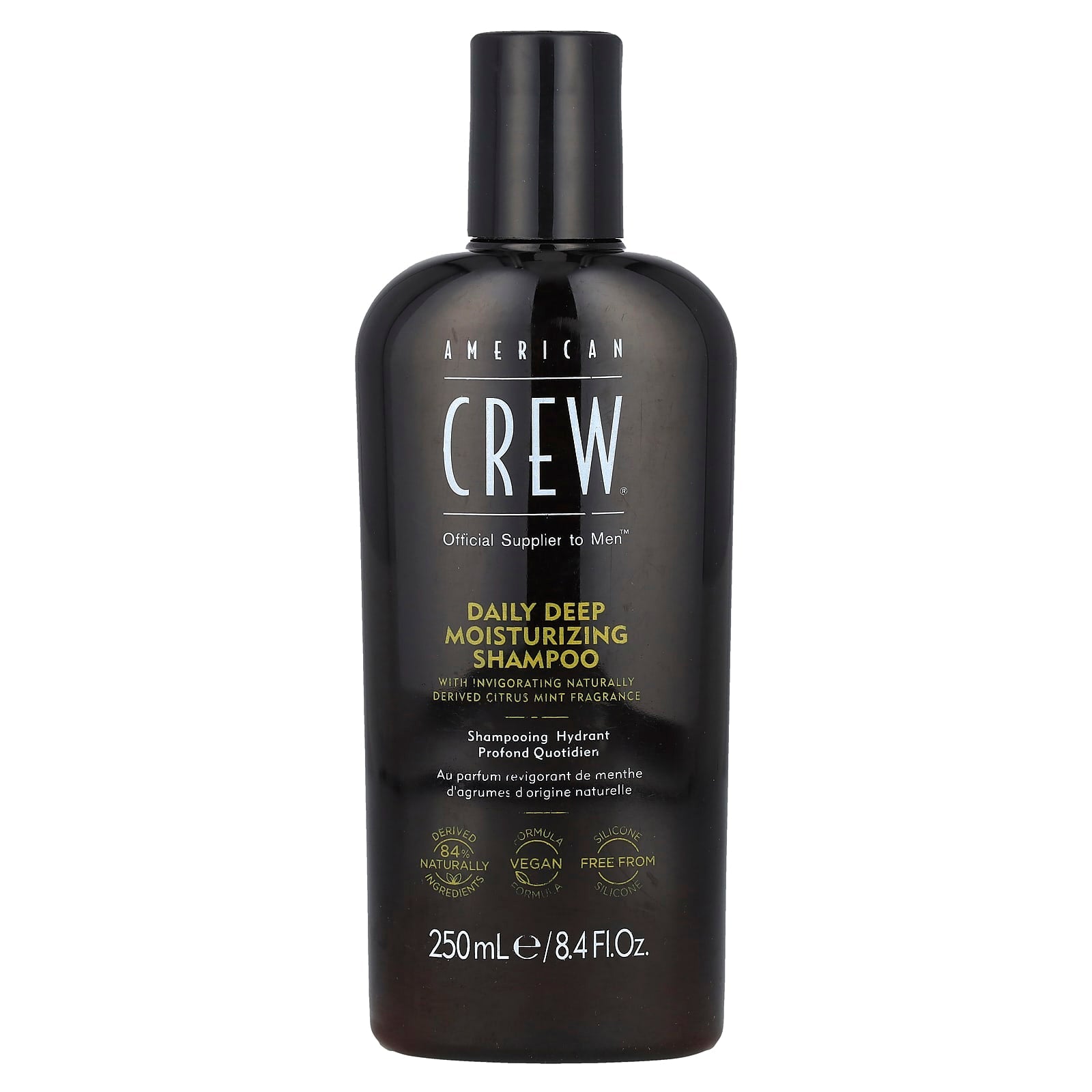 American Crew Daily Moisturizing Shampoo with Citrus Mint, 8.4 fl oz - Image 1