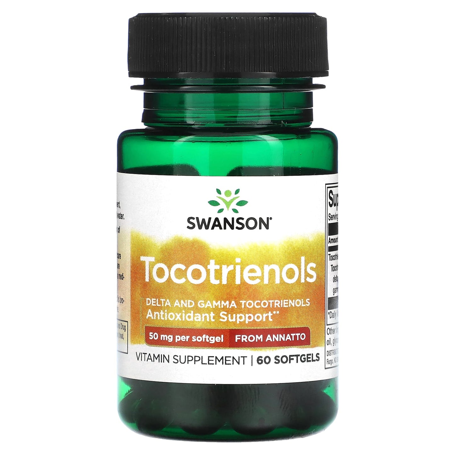 Swanson, Tocotrienols, 50 mg, 60 Softgels - Image 1