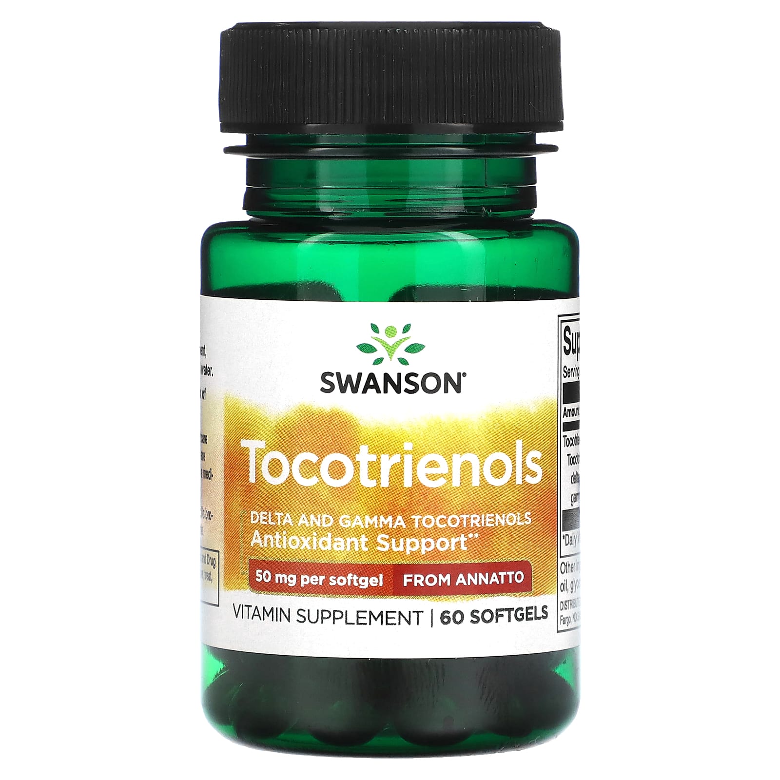 Swanson, Tocotrienols, 50 mg, 60 Softgels - Image 1