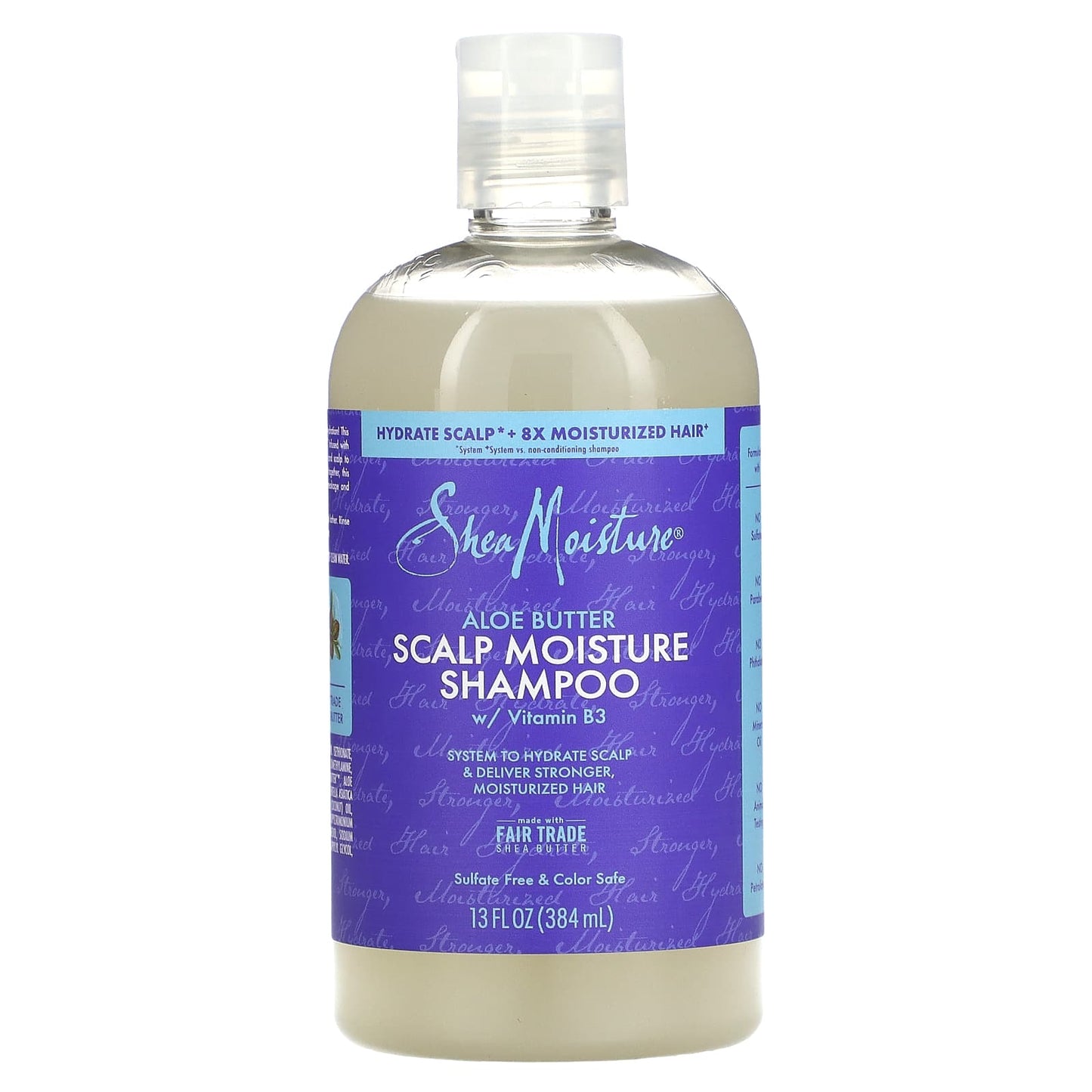 SheaMoisture, Scalp Moisture Shampoo, Aloe Butter, 13 fl oz (384 ml) - Image 1