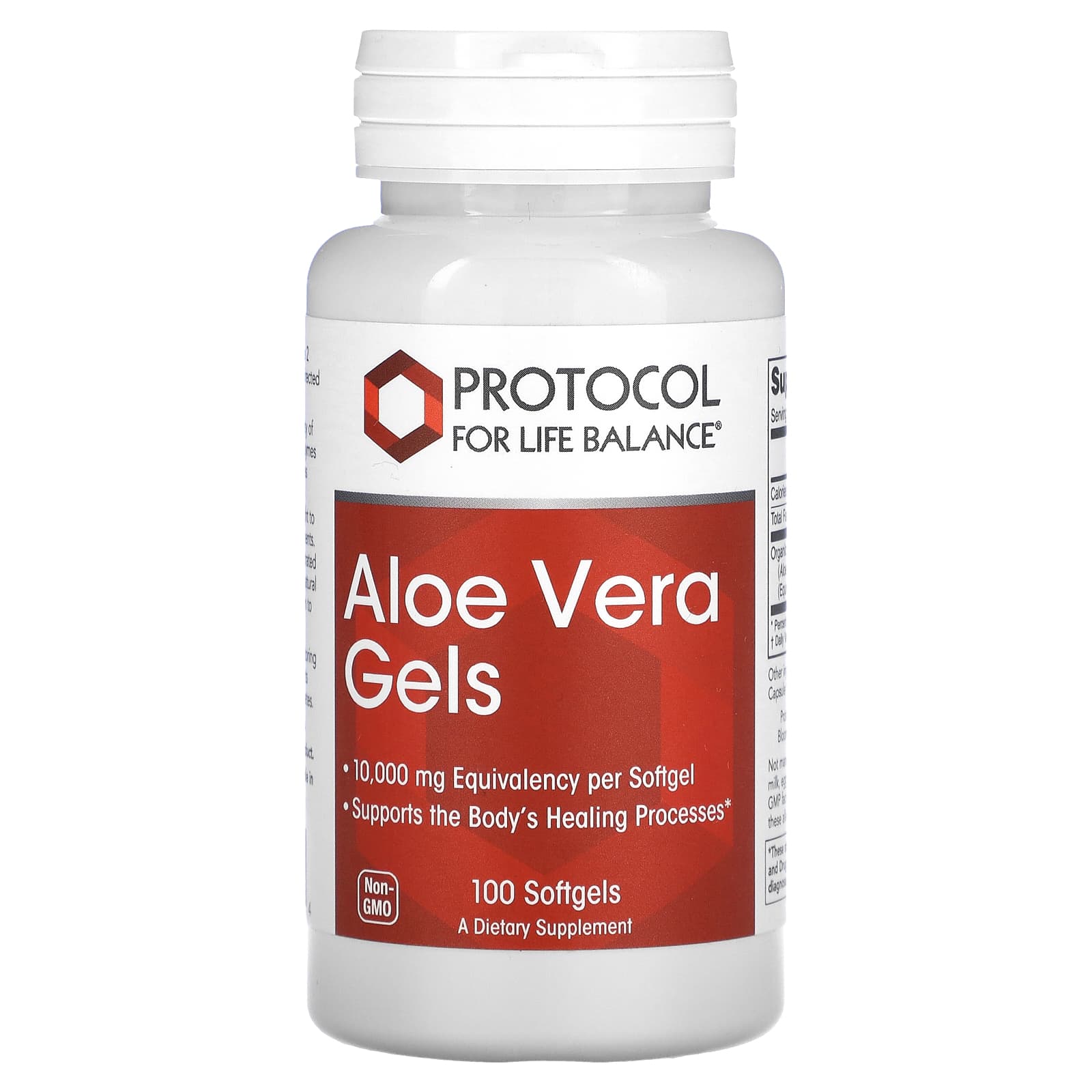 Protocol for Life Balance, Aloe Vera Gels, 10,000 mg, 100 Softgels - Image 1