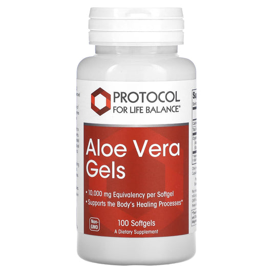 Protocol for Life Balance, Aloe Vera Gels, 10,000 mg, 100 Softgels - Image 1