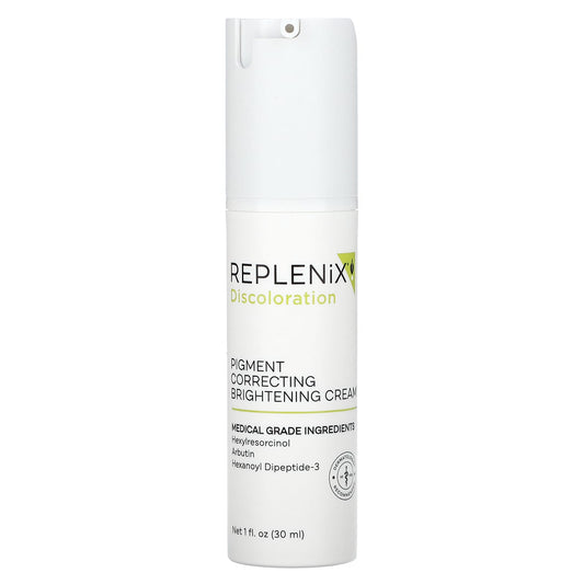 Replenix, Discoloration, Pigment Correcting Brightening Cream, 1 fl oz (30 ml) - Image 1