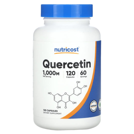 Nutricost, Quercetin, 120 Capsules (500 mg per Capsule) - Image 1