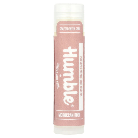 Moroccan Rose Lip Balm by Humble Brands, Cruelty-Free, Organic - Image 1