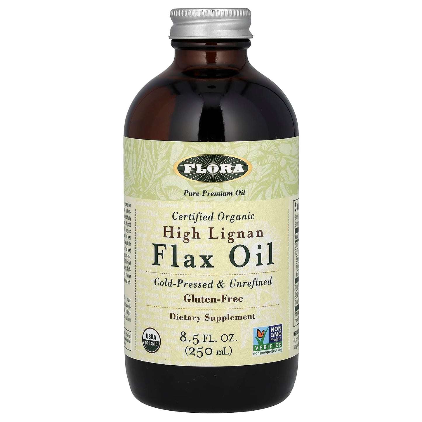 Certified Organic High Lignan Flax Oil for Omega-Rich Nutrition - Image 1