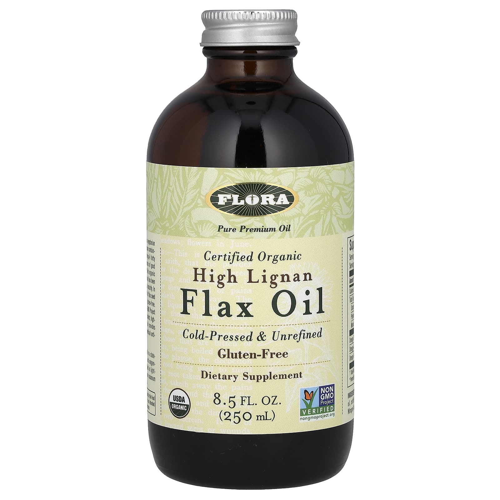Certified Organic High Lignan Flax Oil for Omega-Rich Nutrition - Image 1