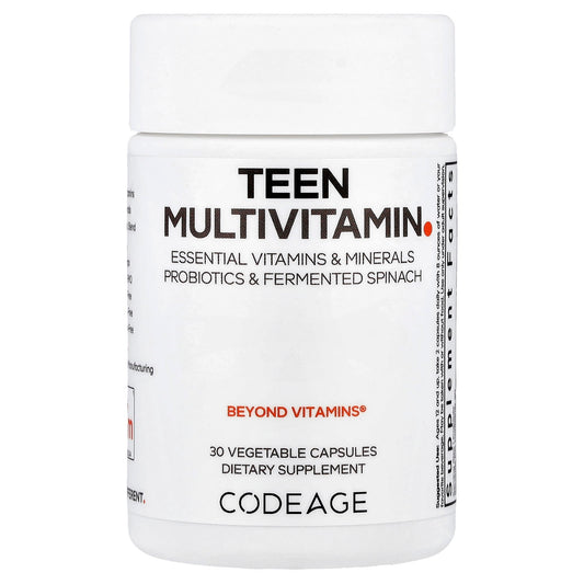 Codeage, Teen Multivitamin, 30 Vegetable Capsules