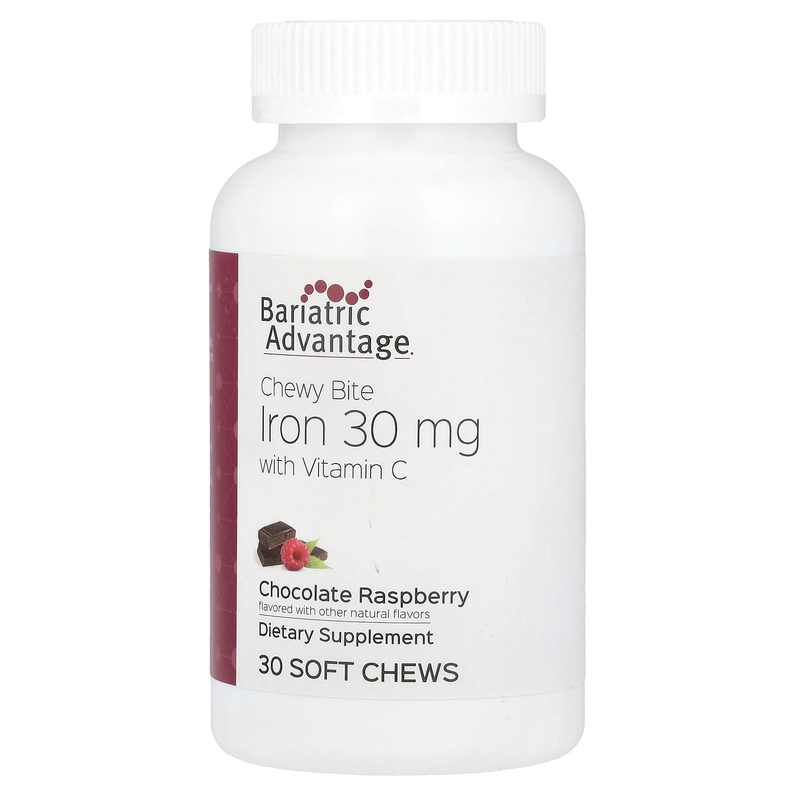 Bariatric Advantage Iron Chewy Bites with Vitamin C - 30 Soft Chews - Image 1