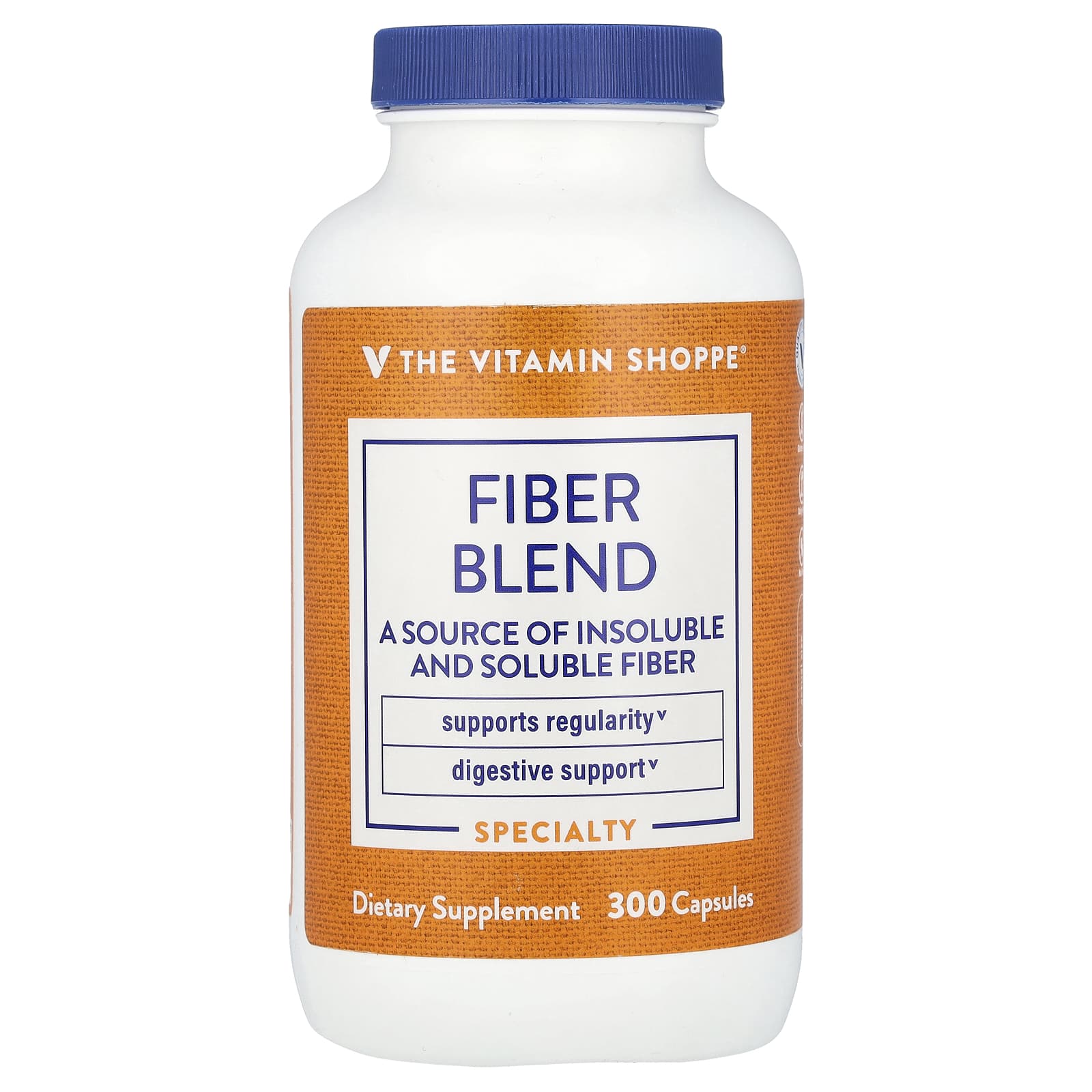 The Vitamin Shoppe, Fiber Blend , 300 Capsules - Image 1