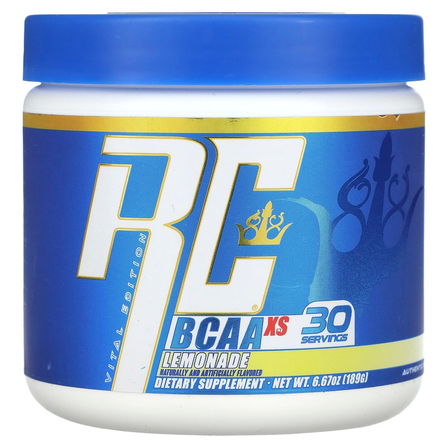 Ronnie Coleman, Vital Edition, BCAA XS, Lemonade, 6.67 oz (189 g) - Image 1