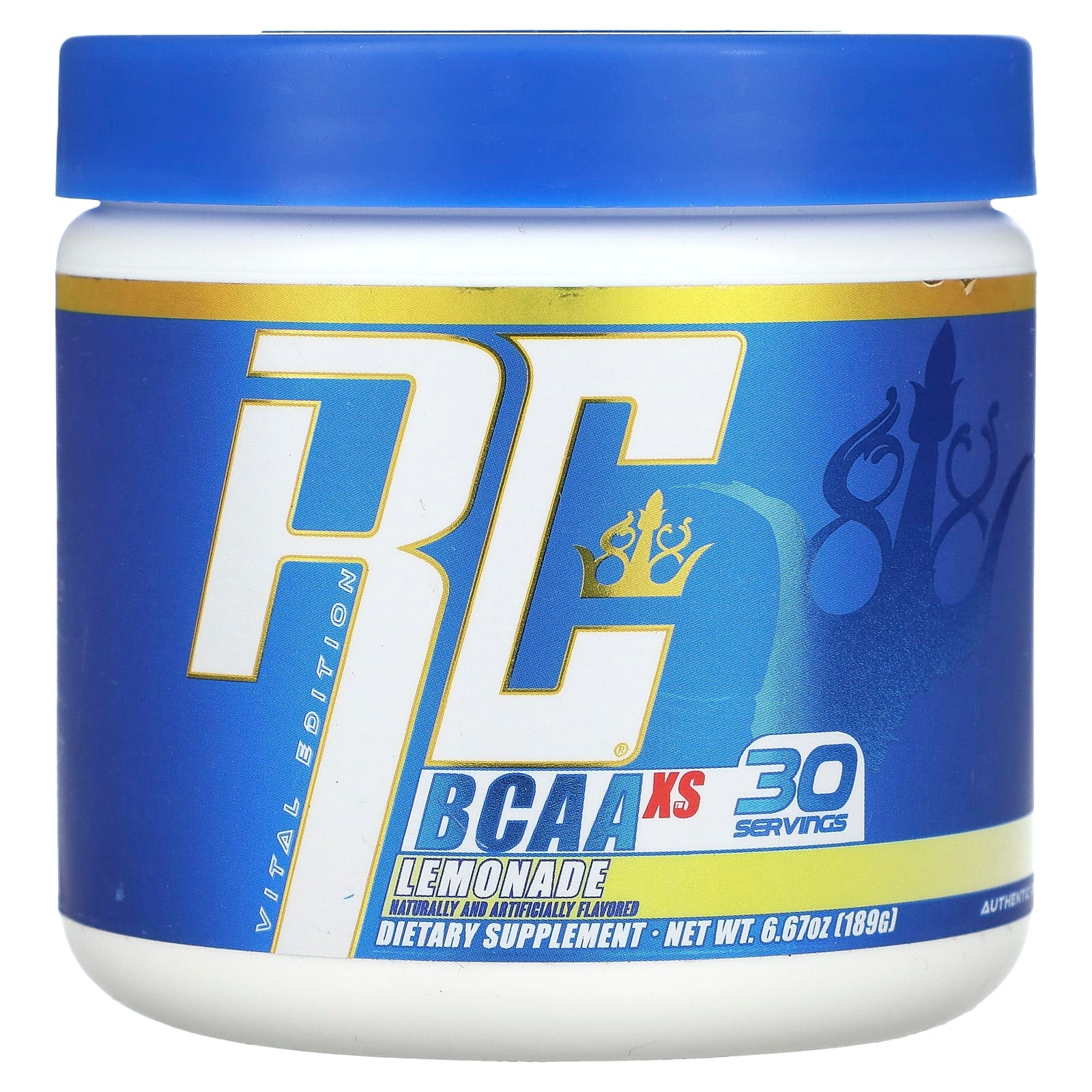 Ronnie Coleman, Vital Edition, BCAA XS, Lemonade, 6.67 oz (189 g) - Image 1