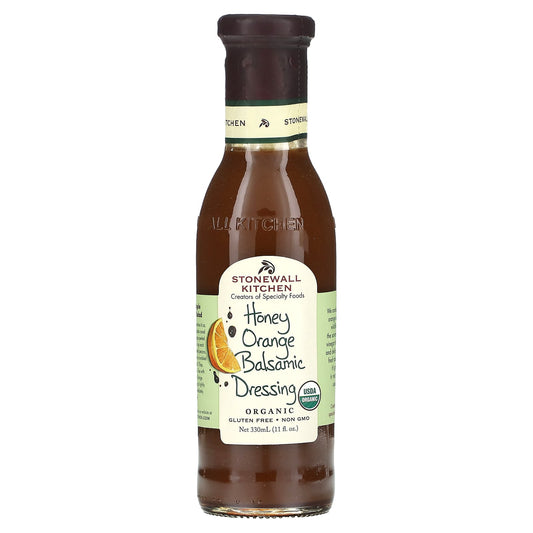 Stonewall Kitchen, Organic Honey Orange Balsamic Dressing, 11 fl oz (330 ml) - Image 1