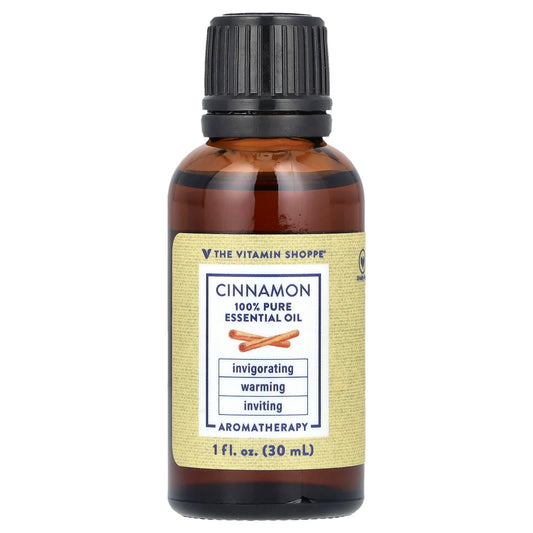 The Vitamin Shoppe, 100% Pure Essential Oil, Cinnamon, 1 fl oz (30 ml) - Image 1