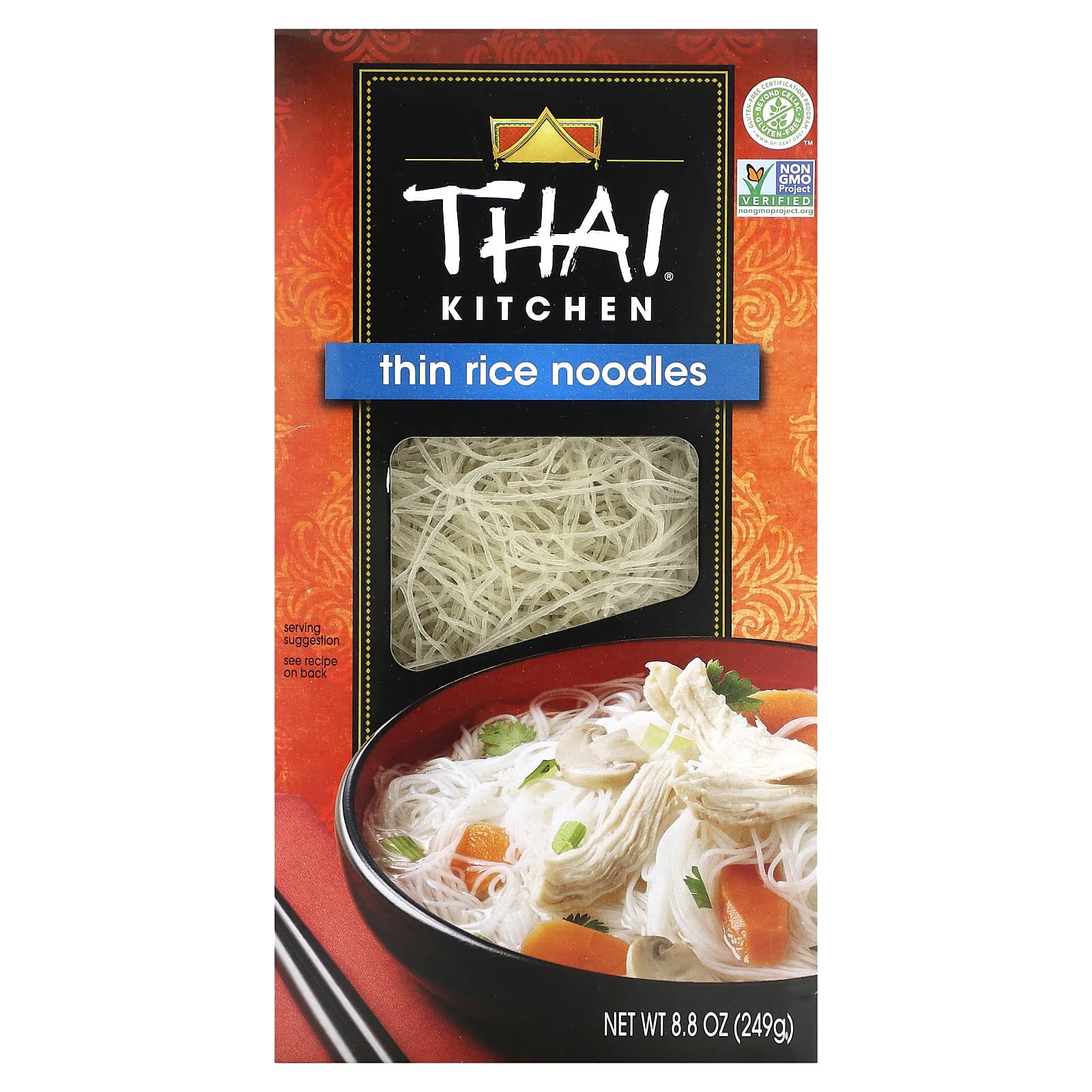 Thai Kitchen, Thin Rice Noodles, 8.8 oz (249 g) - Image 1