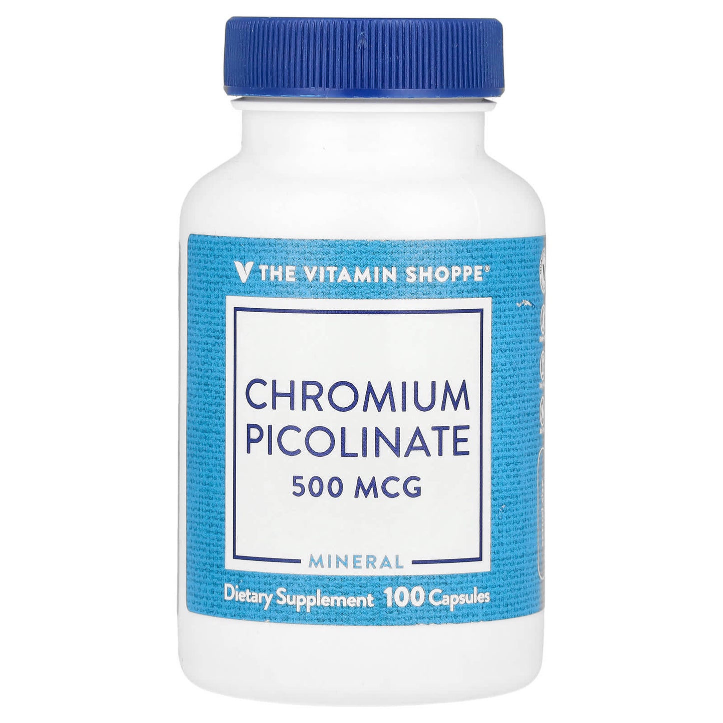 The Vitamin Shoppe, Chromium Picolinate, 500 mcg, 100 Capsules - Image 1