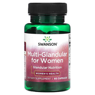 Women's Multi-Glandular Supplement by Swanson - 60 Capsules