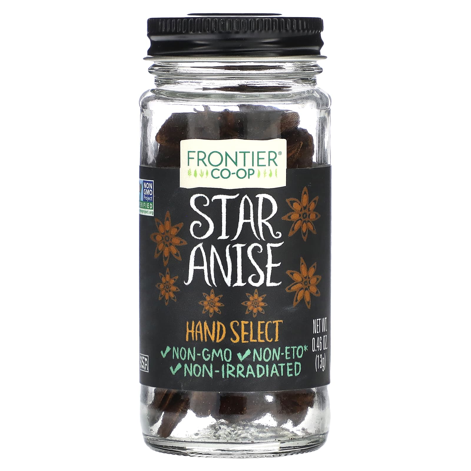 Frontier Co-op Star Anise, 0.46 oz (13g) - Non-GMO & Kosher - Image 1