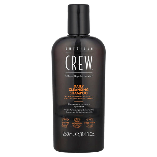 American Crew Citrus Mint Daily Shampoo 8.4oz - Vegan & Silicone-Free - Image 1