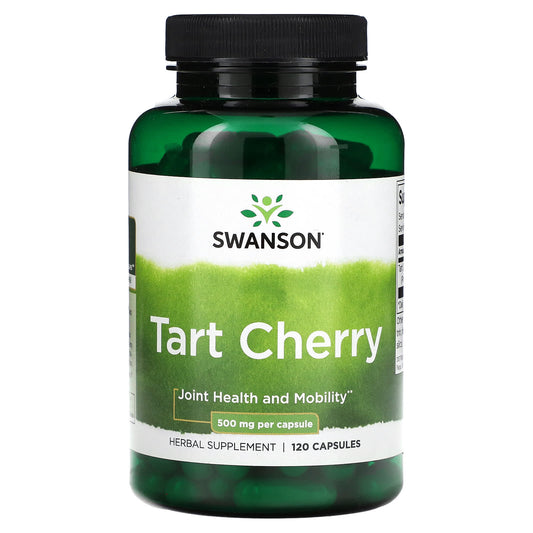 Swanson, Tart Cherry, 500 mg, 120 Capsules (250 mg per Capsule) - Image 1