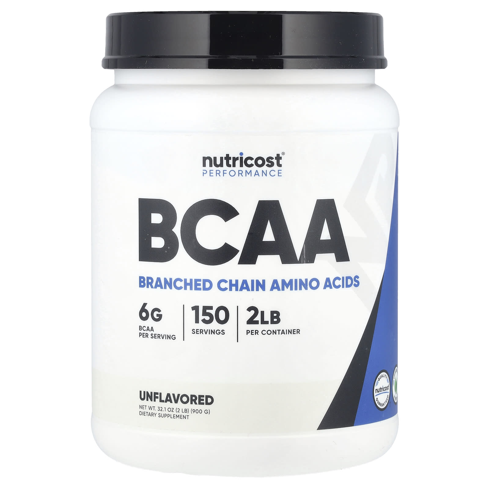 Nutricost, Performance, BCAA, Unflavored, 2 lb (900 g) - Image 1