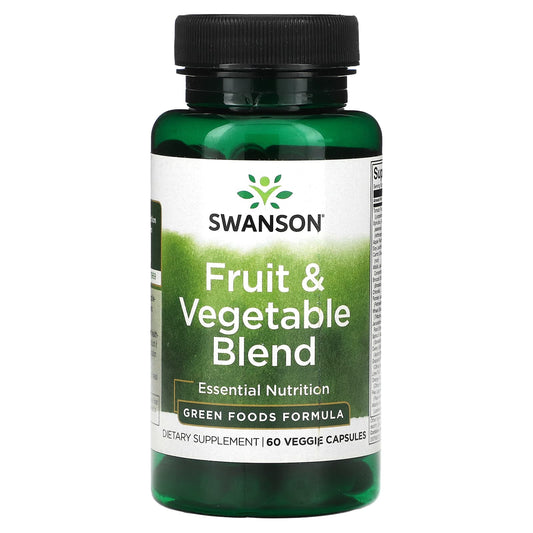 Swanson, Fruit & Vegetable Blend, 60 Veggie Capsules - Image 1