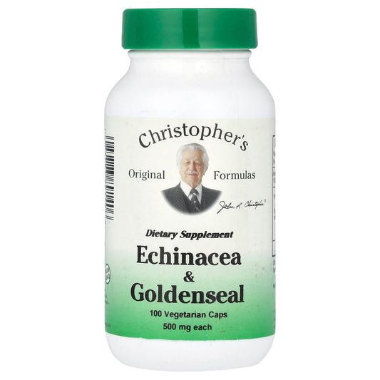 Boost Immunity with Echinacea & Goldenseal - 100 Veg Caps - Image 1