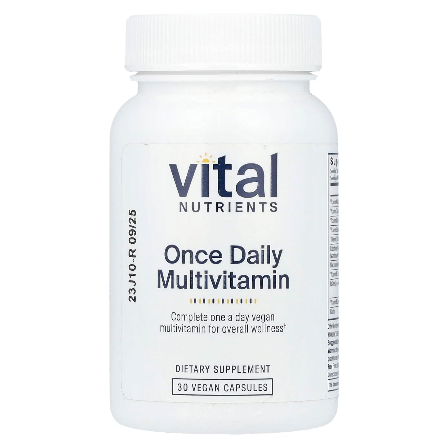 Vital Nutrients, Once Daily Multivitamin, 30 Vegan Capsules - Image 1