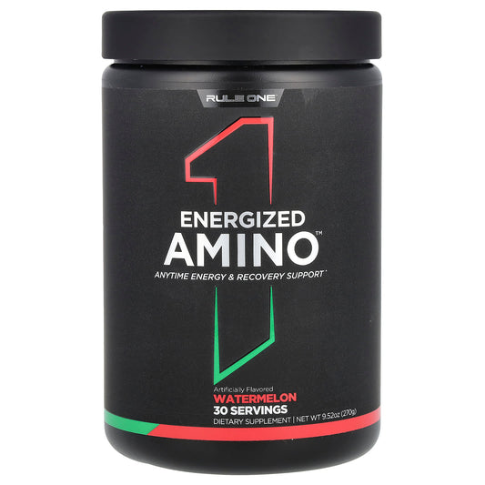 Rule One Proteins, Energized Amino, Watermelon, 9.52 oz (270 g) - Image 1