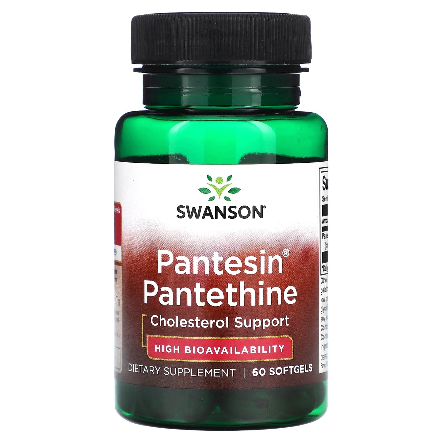 Swanson, Pantesin Pantethine, 60 Softgels (300 mg per Softgel) - Image 1