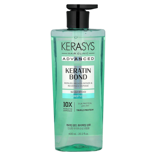 Kerasys, Advanced, Keratin Bond Shampoo, Purifying , 20.2 fl oz (600 ml) - Image 1