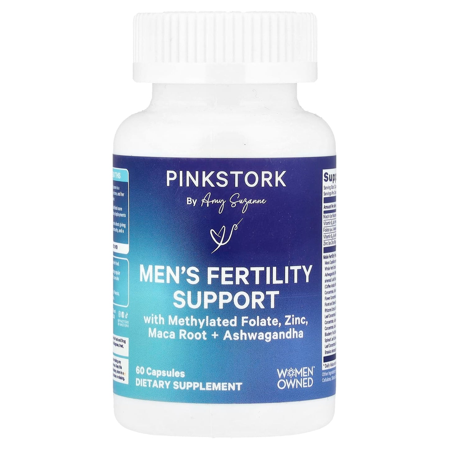Pink Stork, Men's Fertility Support, 60 Capsules - Image 1