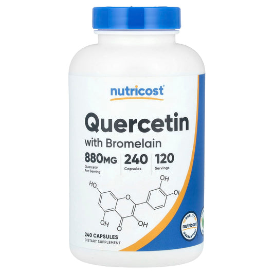 Nutricost, Quercetin with Bromelain, 240 Capsules - Image 1