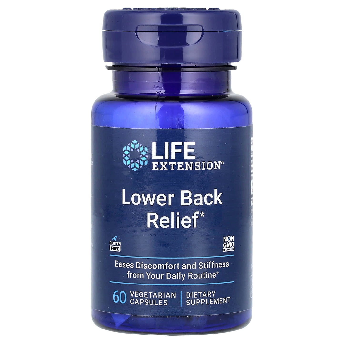 Life Extension, Lower Back Relief , 60 Vegetarian Capsules - Image 1