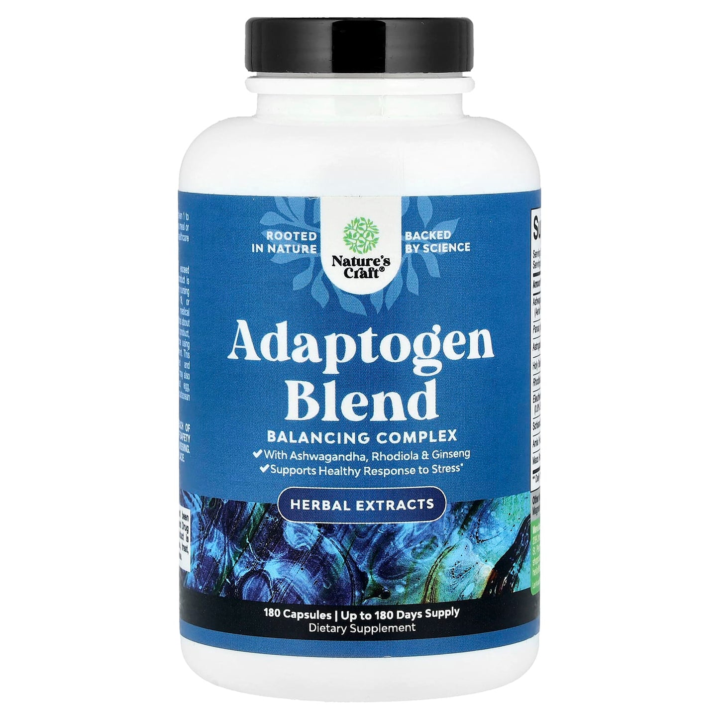 Nature's Craft, Adaptogen Blend, 180 Capsules - Image 1