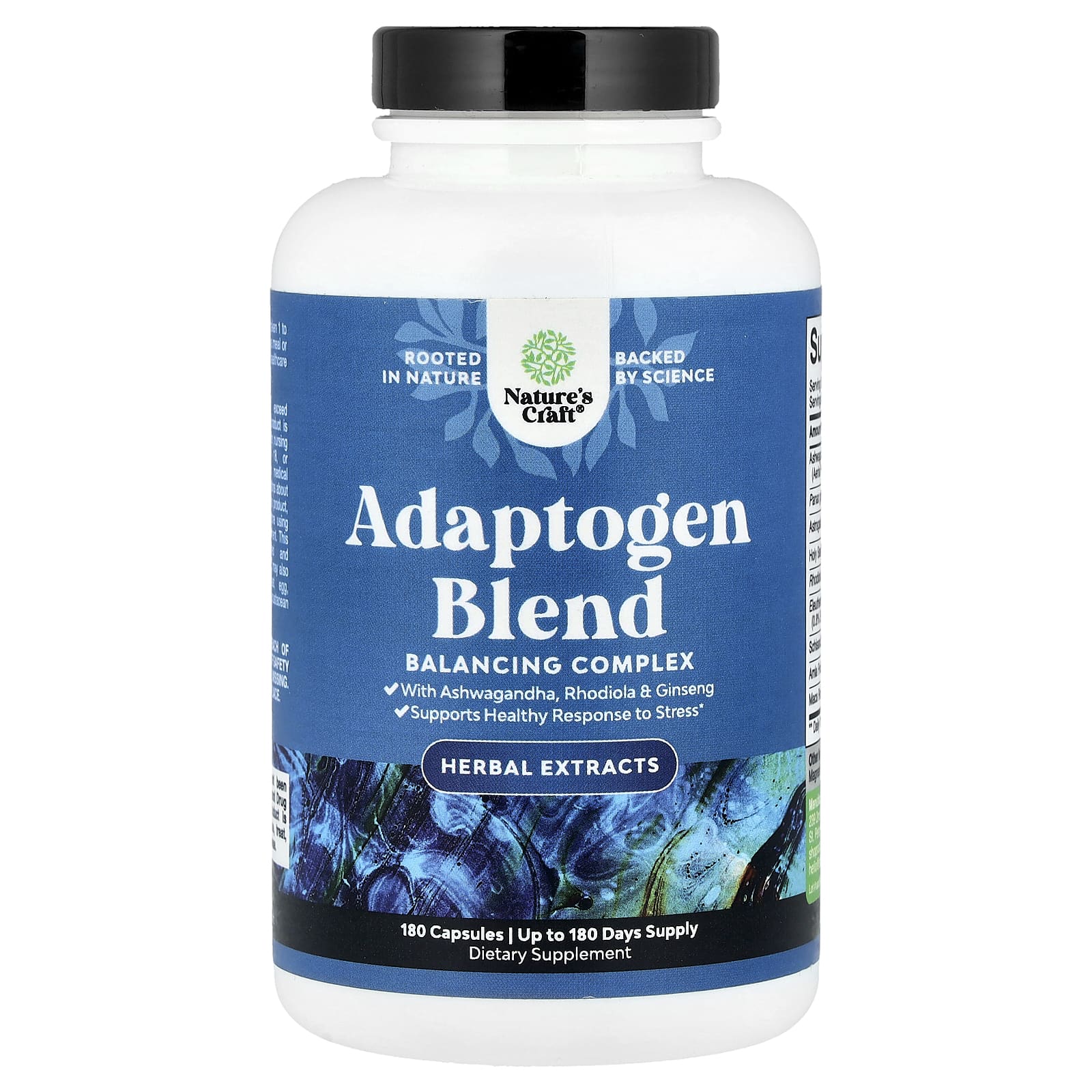 Nature's Craft, Adaptogen Blend, 180 Capsules - Image 1