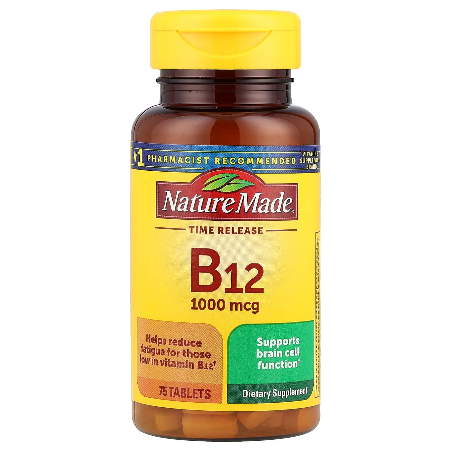 Nature Made, Vitamin B12, Time Release, 75 Tablets - Image 1