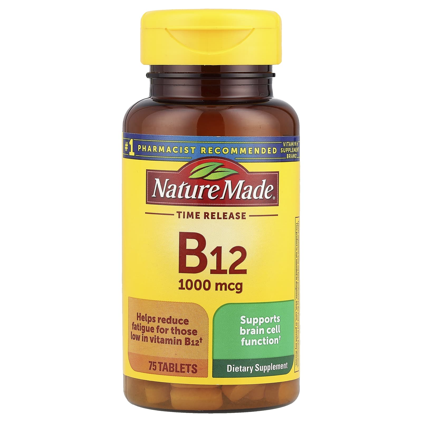 Nature Made, Vitamin B12, Time Release, 75 Tablets - Image 1