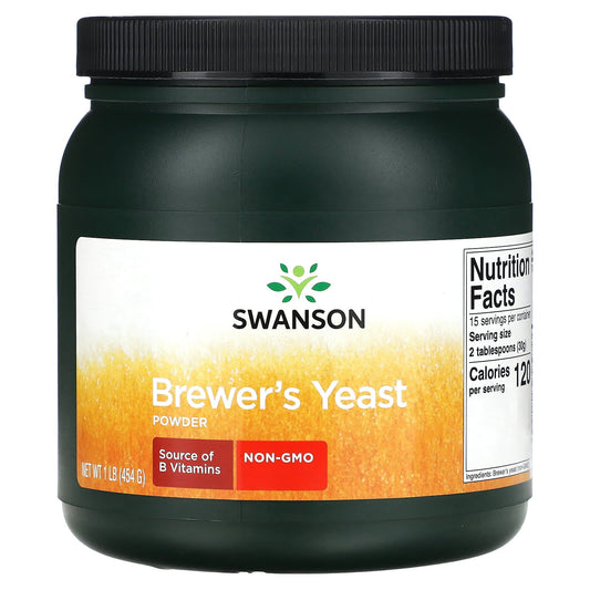 Swanson, Brewer's Yeast Powder, 1 lbs (454 g) - Image 1