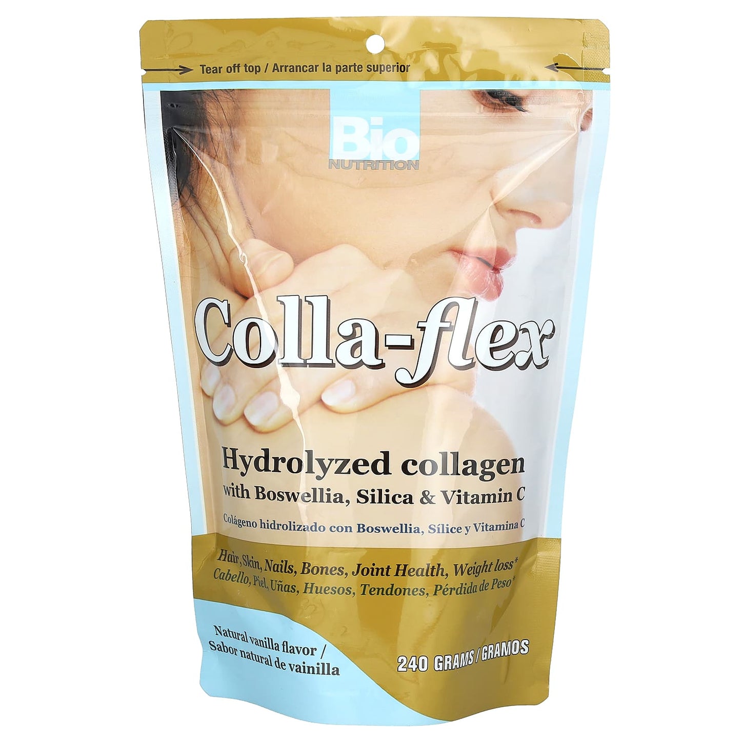 Hydrolyzed Collagen with Boswellia & Vitamin C for Hair, Skin & Joint Health - Image 1
