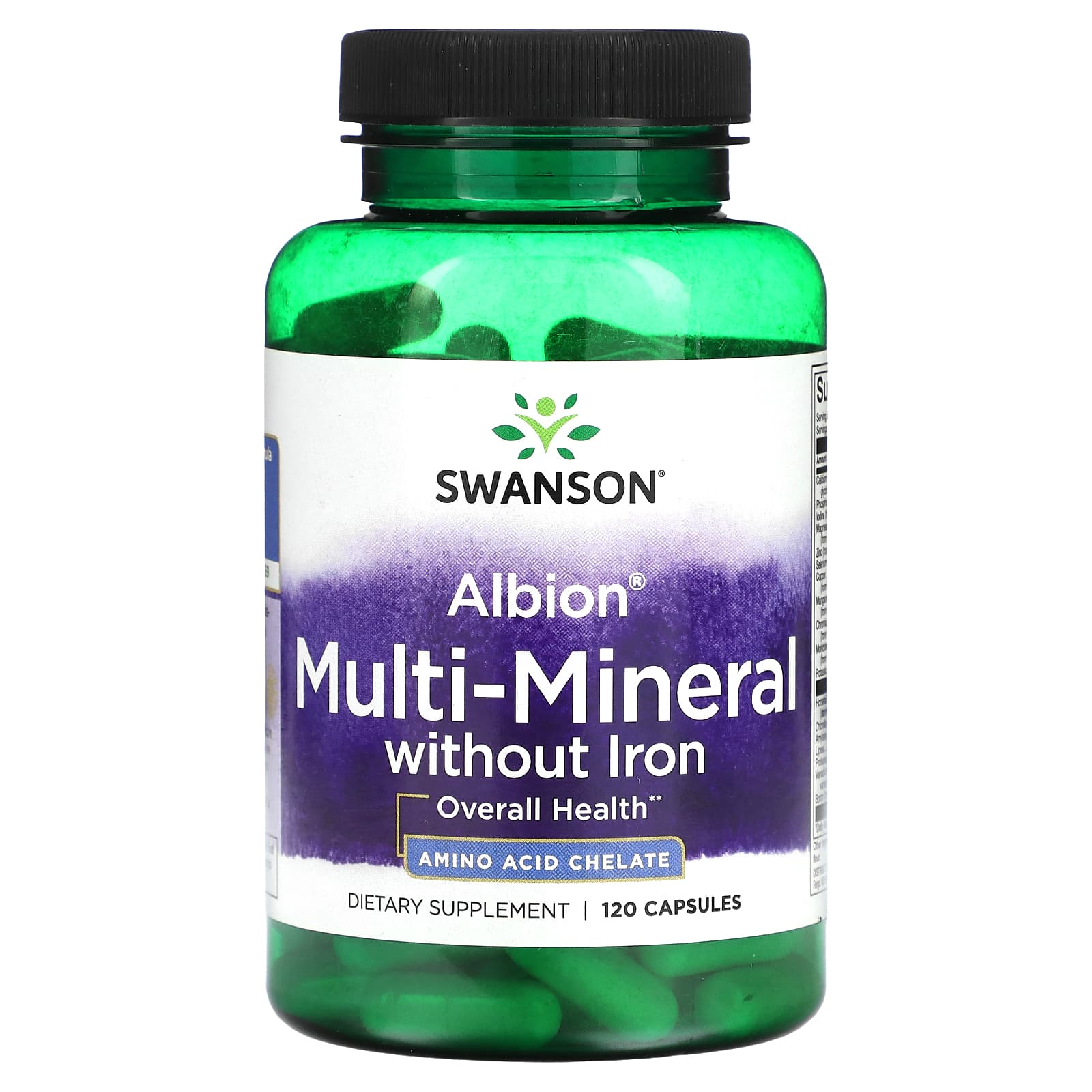 Swanson, Albion, Multi-Mineral without Iron, 120 Capsules - Image 1
