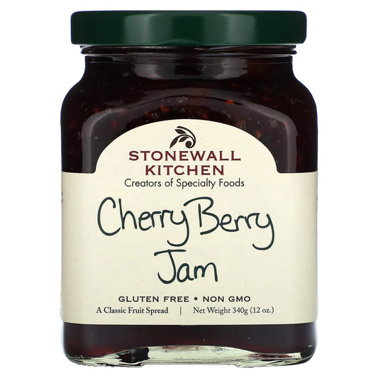 Stonewall Kitchen, Cherry Berry Jam , 12 oz (340 g) - Image 1