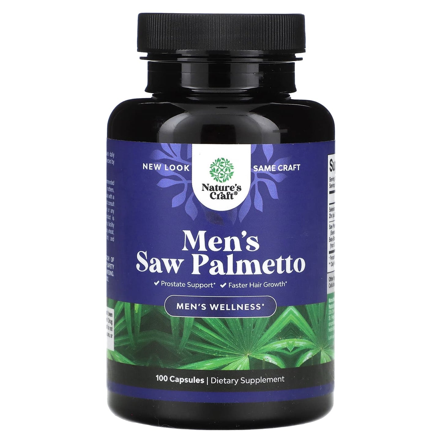 Nature's Craft, Men's Saw Palmetto , 100 Capsules - Image 1